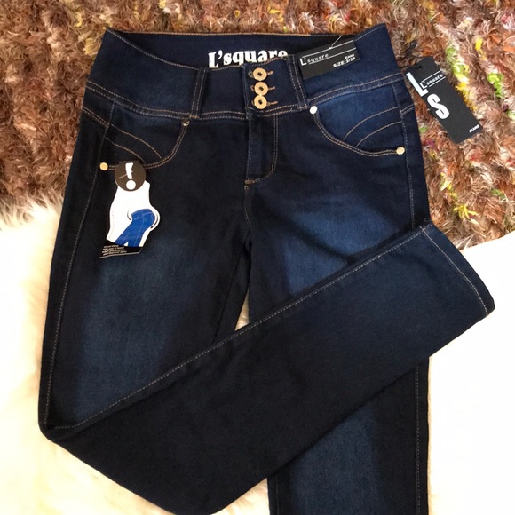 l’square Denim - NWT L’square dark blue jeans size 3 inseam 26